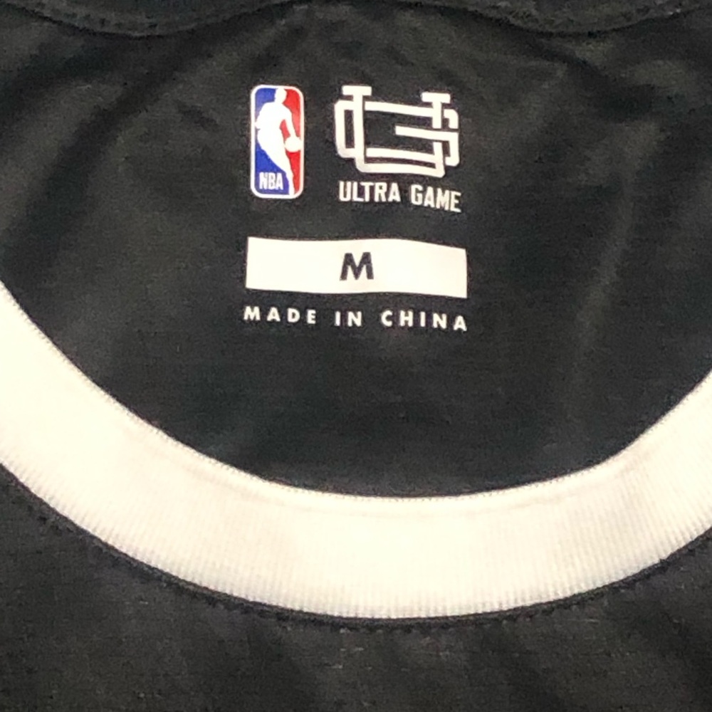 San Antonio Spurs Wembanyama # 1 Ultra Game Basketball Jersey Black Size M NBA - Picture 3 of 5